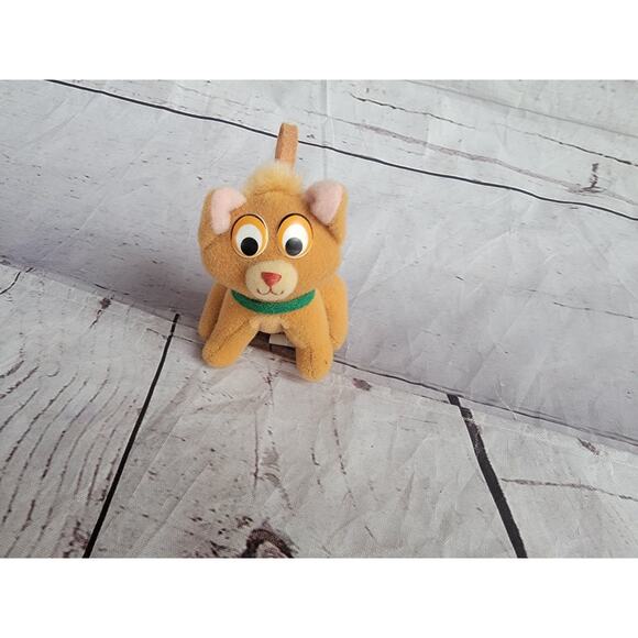vintage McDonald's Toy Oliver The Cat Plush 3in Disney Oliver and Company - Picture 1 of 5